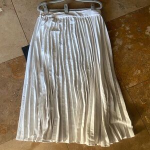 Simply Vera Vera Wang Cream Pleated Maxi Skirt Resort Wear